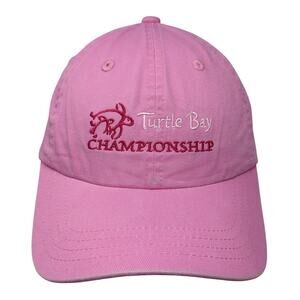 Turtle Bay Championship Strapback Baseball Cap Pink One Size Adjustable Imperial